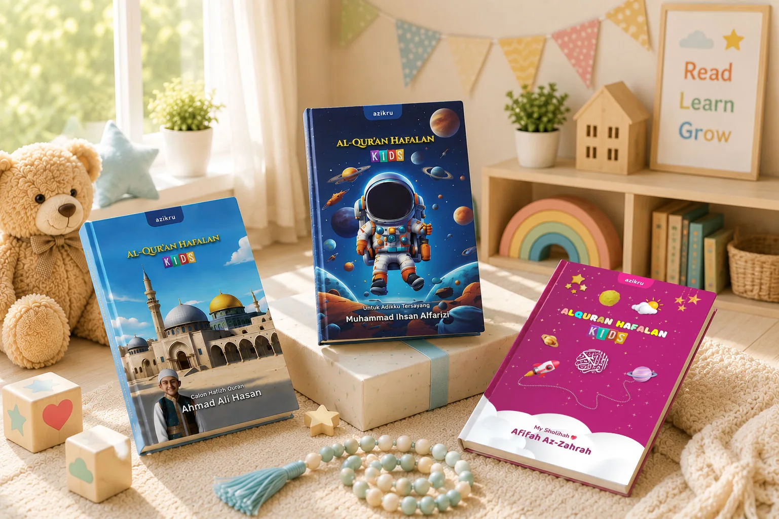 quran anak custom nama azikru