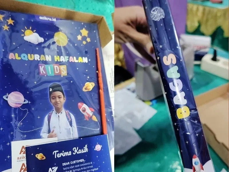 testimonial quran anak dengan foto
